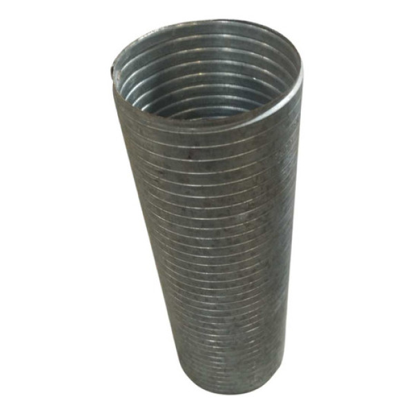 Tubo Flexivel Escape 90x270mm Mb Ferro Galvanizado