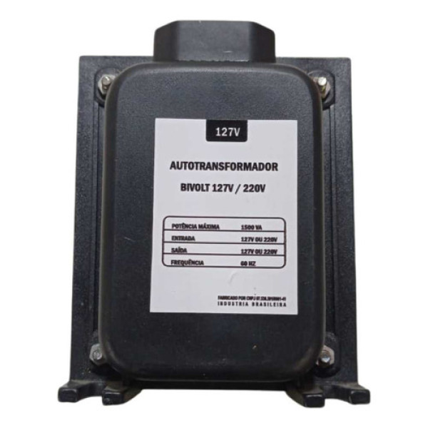 Auto Transformador Bivolt 127/220v 1244937333 Preto