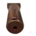 Eixo  Roda Dmb 6.03.04.00.00.021 Comprimento 166mm Bronze