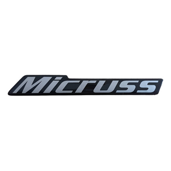 Adesivo Onibus Busscar Micruss Prata E Preto