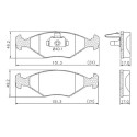 Kit Pastilha Freio Palio Siena 96 2017 Lonaflex P60 7084811