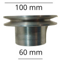 Polia Alumínio Caixa 4 Bauer 8277008