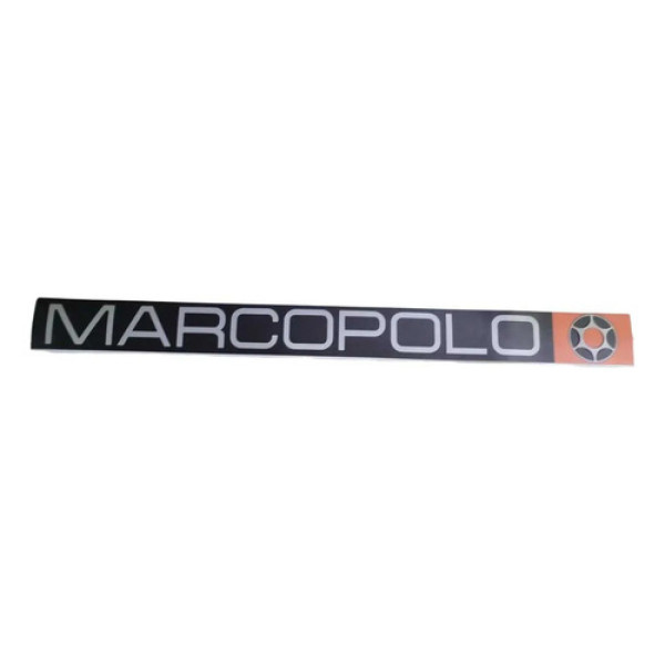 Adesivo Letreito Marcopolo 90x7,3cm Preto