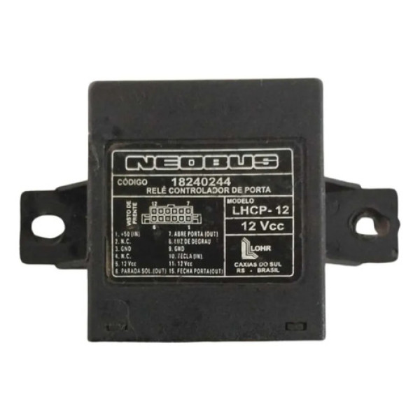 Rele Controlador Porta Neobus Modelo 18240244 Lhcp-12 12v