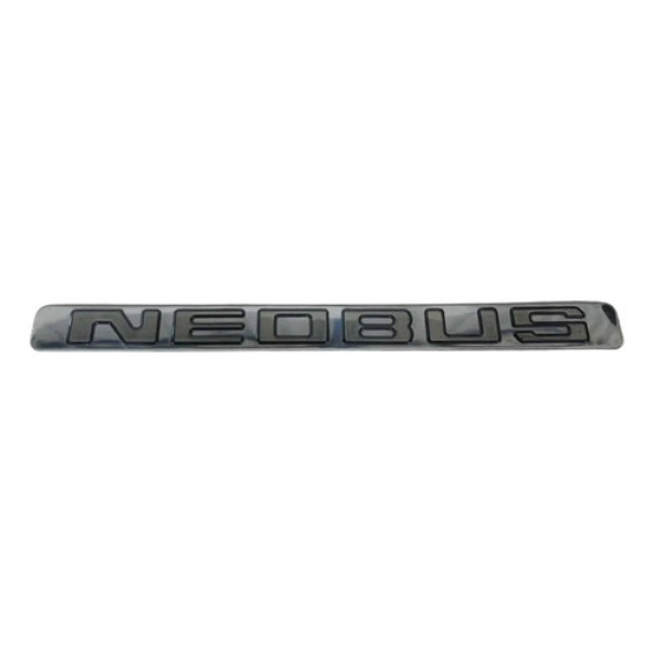 Adesivo Resinado Emblema Onibus Neobus 69,6x6,5 Cm  Esverdeado