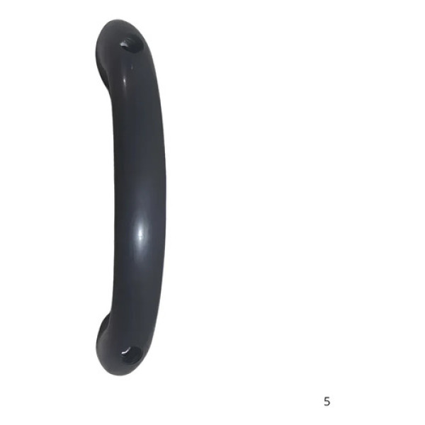 Puxador Maçaneta Porta Marcopolo G7 Preta 24cm Marca Armzane Dianteira/traseira
