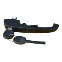 Maçaneta Externa Dianteira C/ Chave  Kombi 75 A 13 20451 Preta Dianteira