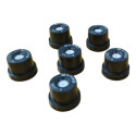 Bico Pulverizador Magno Duc-2 Kit 6 Unidades Preto