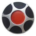 Emblema Simbolo Marcopolo 9cm Preto/vermelho