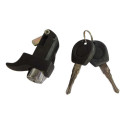 Maçaneta Ext Tampa  Motor C/ Chave  Vw Kombi Clipper 20412 Preto Dianteira/traseira
