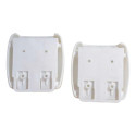 Par Porta Copo Branco   Liso Branco