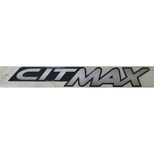 Emblema Citmax Volkswagem Urbano 41,5x6cm Preto/cinza