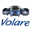 Adesivo Letreiro Onibus Volare Azul Diversos Azul