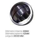 Rotula Rolamento Plano Esférico Ina 16-456