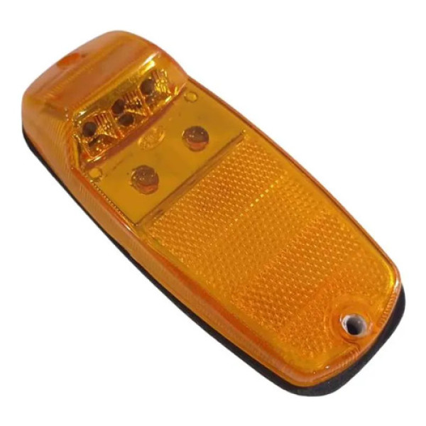 Lanterna Lateral Direcional 3 Leds 24v Marcopolo G7 Ambar Âmbar