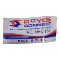 Conexão O\'ring Reta Macho 08mm Aluminio Giratória C/ Clip