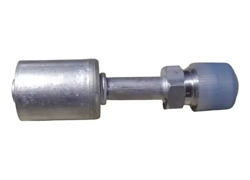 Conexão O\'ring Reta Macho 08mm Aluminio Giratória C/ Clip