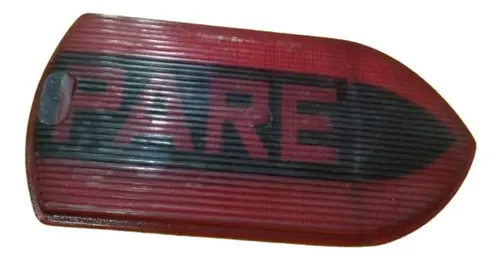 Lente Sinaleira Onibus Ciferal Papo Amarelo 1958  Vermelho