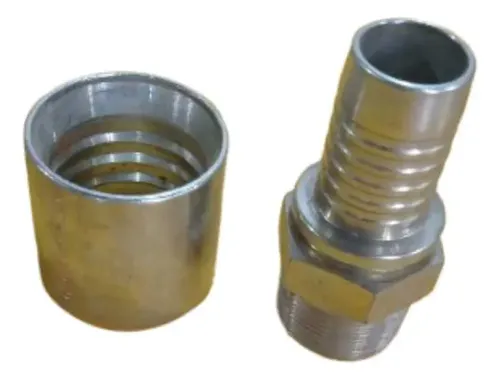 Terminal Aeroquip 32mm Encaixe Mangueira E 41 Mm Rosca A Gás