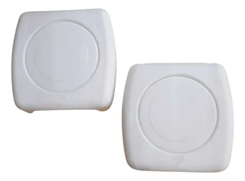 Par Porta Copo Branco   Liso Branco