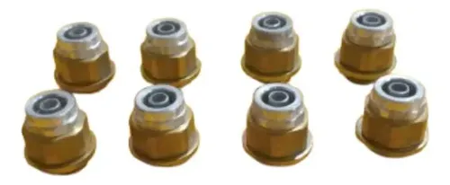  Kit C/ 8 Conectores Macho Rápido  10 X M16x 1,5