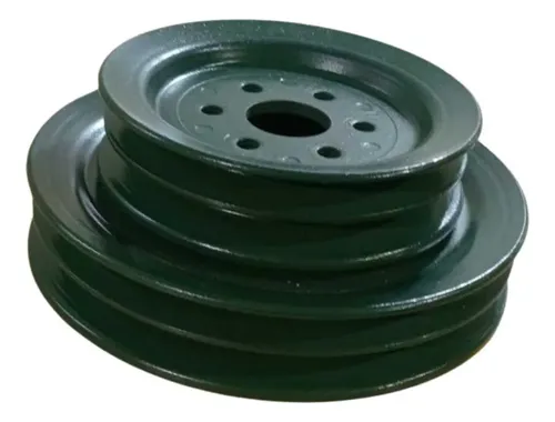 Polia Bomba D\'agua Ferro 4 Canais Furo Central 33mm Om366la