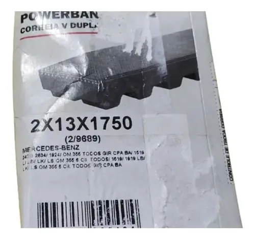 Correia Dupla Dentada Gates 2x13x1750 Mb 1519 1919