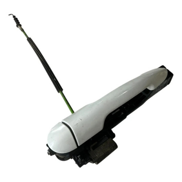 Maçaneta Externa Traseira Esquerda Fiat Stilo 2003/11 Cx526m Branco Traseira