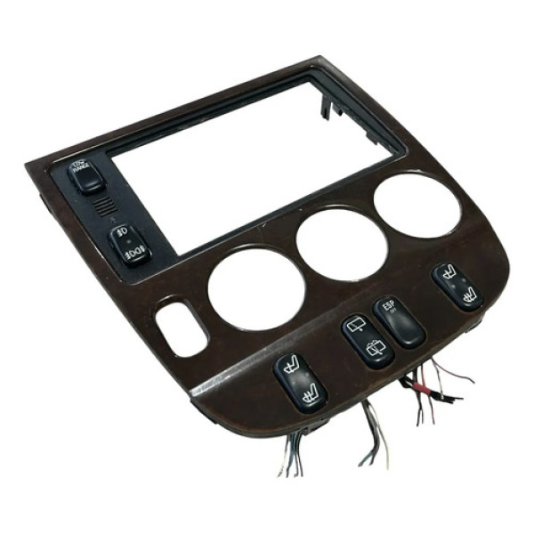 Moldura Painel Central Mercedes Ml320 1999 Cx539m Marrom-escuro