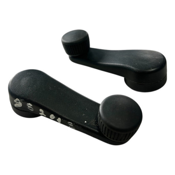 Par Manivela Vidro Traseiro Direito Vw Gol G3 1999/05 Cx472m Preto