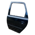 Porta Traseira Esquerda Chevrolet Meriva 2002/2012 Mw Traseira Esquerdo Preto