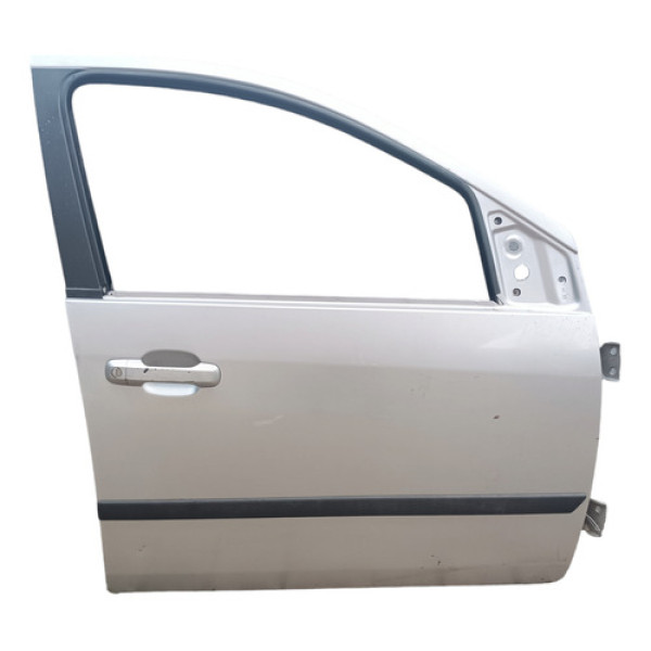 Porta Dianteira Direita Ford Fiesta 2005 A 2012 D Dianteira Direito Prateado