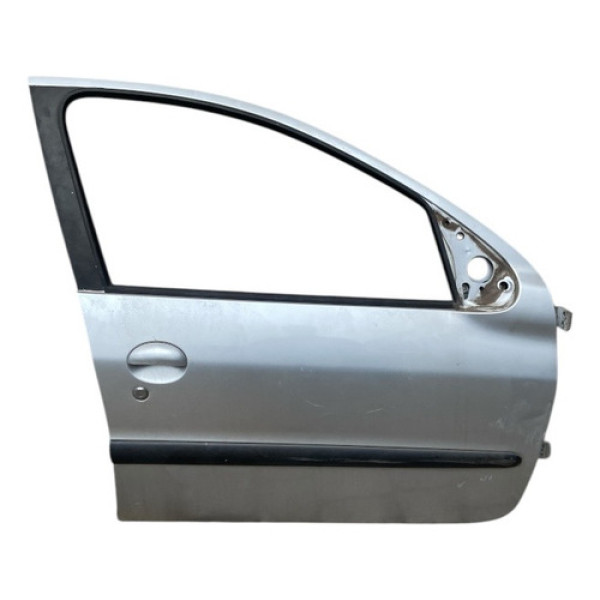 Porta Dianteira Direita Peugeot 206 207 Sw 2006/2012 Mw Dianteira Direita Prateado