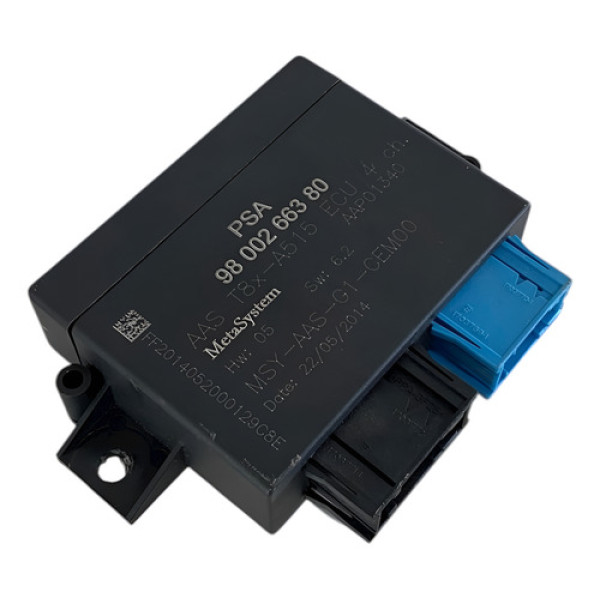 Módulo Sensor Estacionamento Peugeot 3008 2014/2015 Cx432 Mw Preto