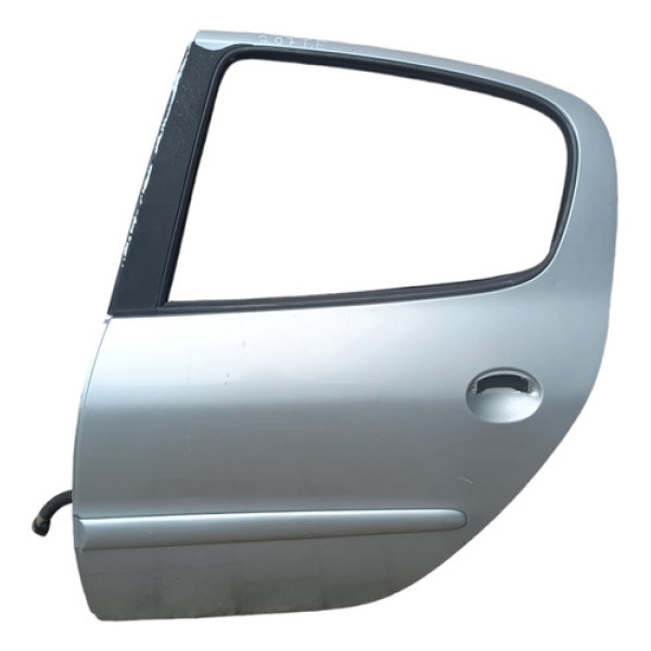 Porta Traseira Esquerda Peugeot 207 2008 A 2012 D Traseira Esquerdo Prata