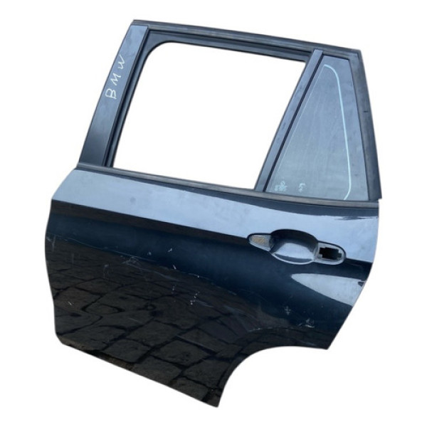 Porta Traseira Esquerda Bmw X1 2010 2011 Mw Dianteira Esquerdo Preto
