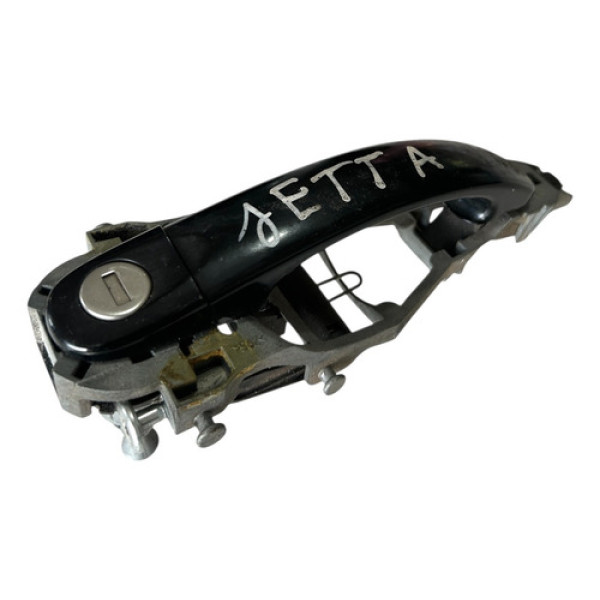 Maçaneta Externa Dianteiro Esquerdo Jetta 2008-2010 Cx471m Preto Dianteira
