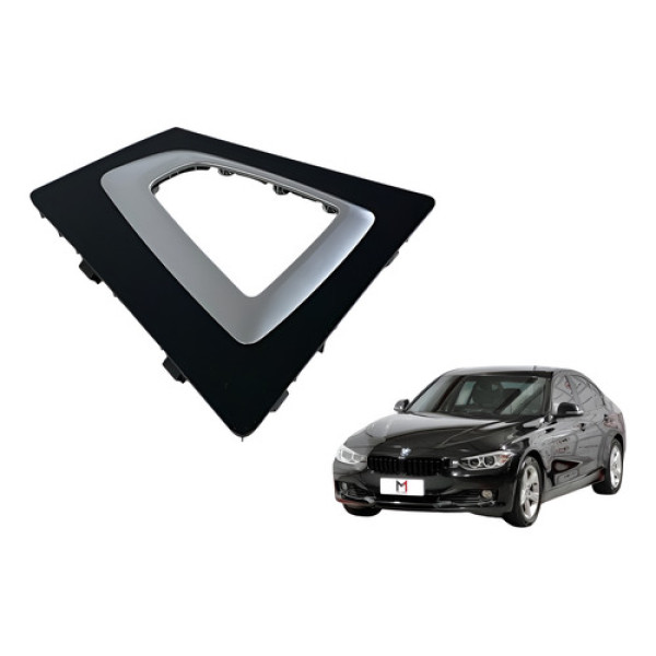 Moldura Alavanca Marcha Bmw 320i 2.0t N20 2015 Cx409 Mw Preto Lisa