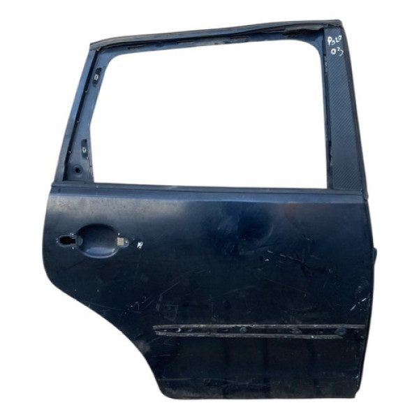 Porta Traseira Direita Volkswagen Polo 2002/2003 Mw Traseira Direita Preto