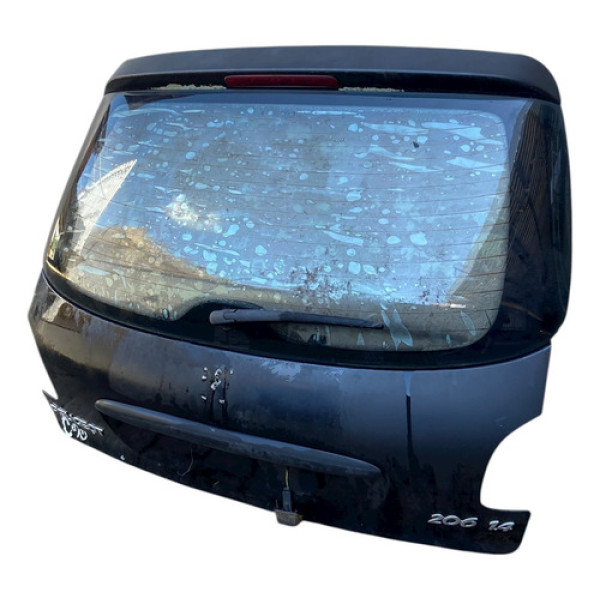Tampa Traseira Peugeot 206 2004 2005 2006 Mw Preto