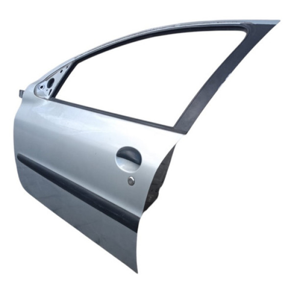 Porta Dianteira Esquerda Peugeot 207 Hoggar 2011 2012 Mw Dianteira Esquerdo Prateado