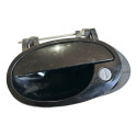 Maçaneta Externa Dianteira Esquerda Meriva 2002/13 Cx453m Preto Dianteira