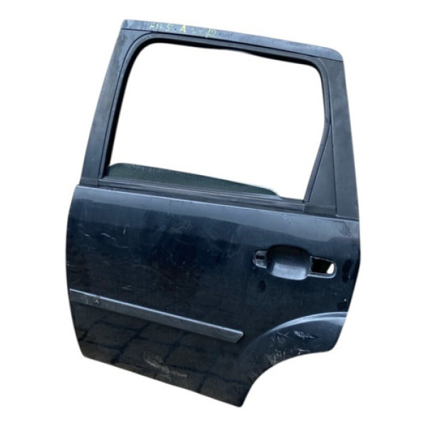 Porta Traseira Esquerda Ford Fiesta 2012 2013 2014 Mw Traseira Esqeurdo Preta