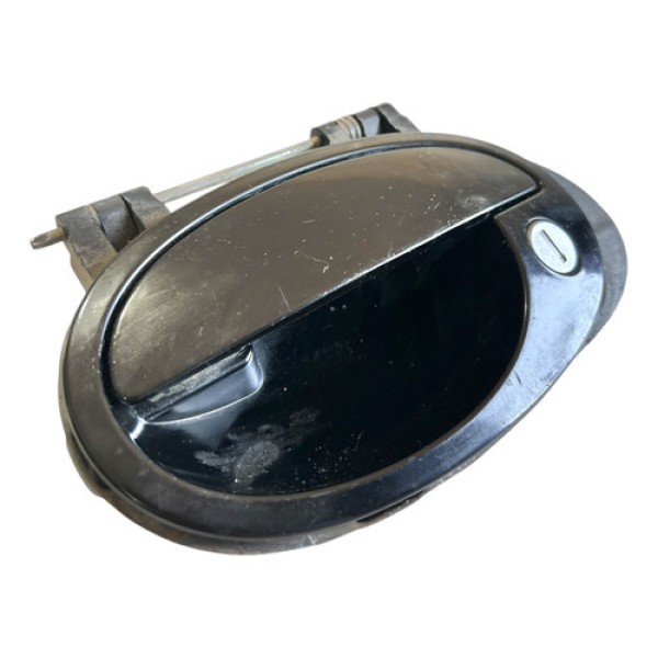 Maçaneta Externa Dianteira Esquerda Meriva 2002/13 Cx453m Preto Dianteira