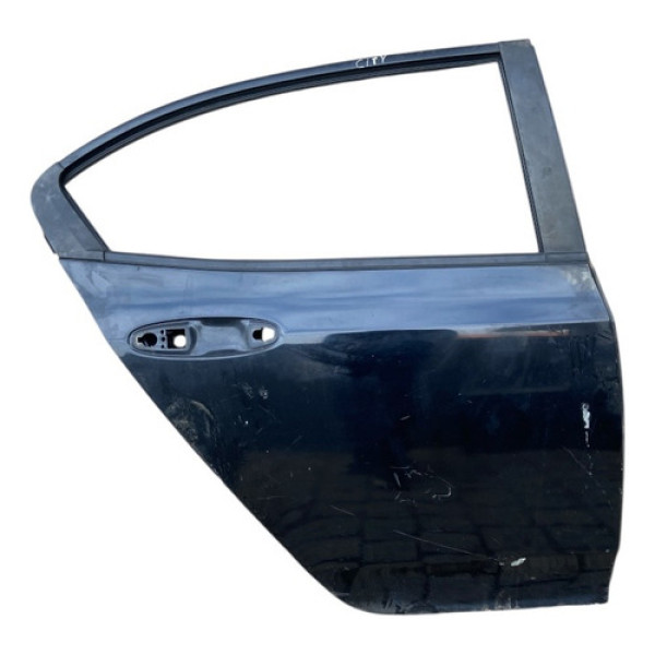 Porta Traseira Direita Honda City 2010 2011 Mw Traseira Direita Preto