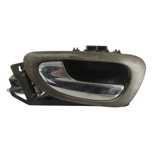 Maçaneta Interna Dianteira Esquerda Peugeot 307 2007 Cx351e Prateado Dianteira