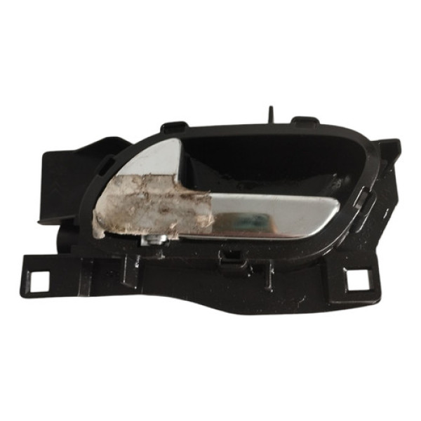 Maçaneta Interna Dianteira Esquerda Peugeot 207 2010 Cx349e Prateado Dianteira