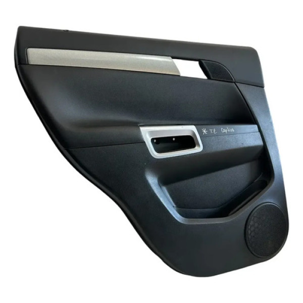 Forro De Porta Traseiro Esquerdo Chevrolet Captiva 2012 M Preto