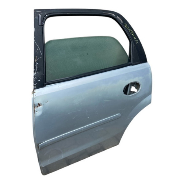 Porta Traseira Esquerda Gm Corsa Montana 2004/2010 Mw Traseira Esquerdo Prateado