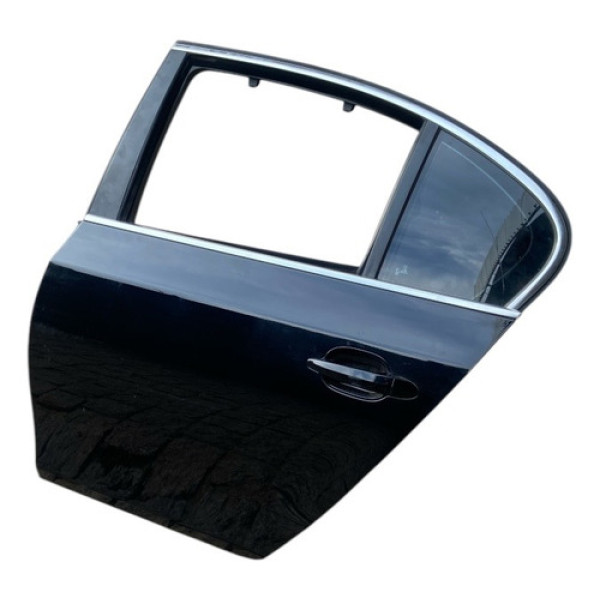 Porta Traseira Esquerda Bmw 530i 2004 2005 2006 Mw Traseira Esquerdo Preto